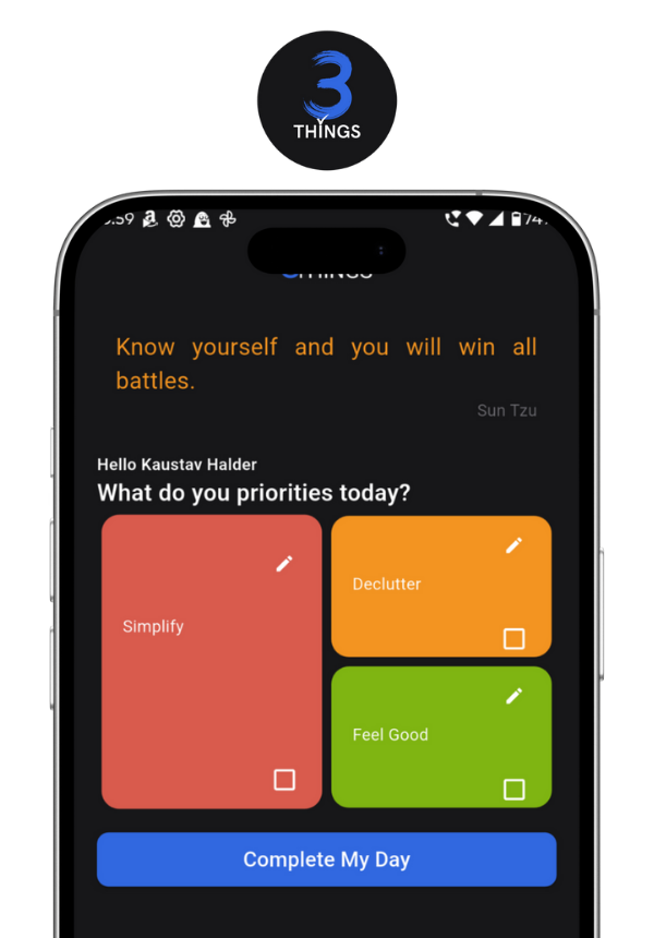 3 Things App